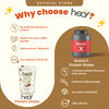 Heal Caffe Latte Vegan Protein Shake, (540g - 15 Servings) Value Pack