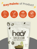Heal Charcoal Sesame Vegan Protein Shake, (585g - 15 Servings) Value Pack