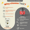 Heal Charcoal Sesame Vegan Protein Shake, (585g - 15 Servings) Value Pack