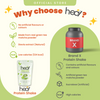 Heal Heavenly Matcha Vegan Protein Shake, (495g - 15 Servings) Value Pack