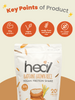 Heal Radiant Brown Rice Vegan Protein Shake, (540g - 15 Servings) Value Pack