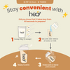 Heal Radiant Brown Rice Vegan Protein Shake, (540g - 15 Servings) Value Pack
