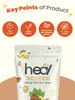 [Subscription Plan] Heal Vanilla Almond Vegan Protein Shake, (525g - 15 Servings) Value Pack