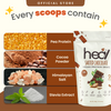 Heal Salted Chocolate Vegan Protein Shake, (540g - 15 Servings) Value Pack