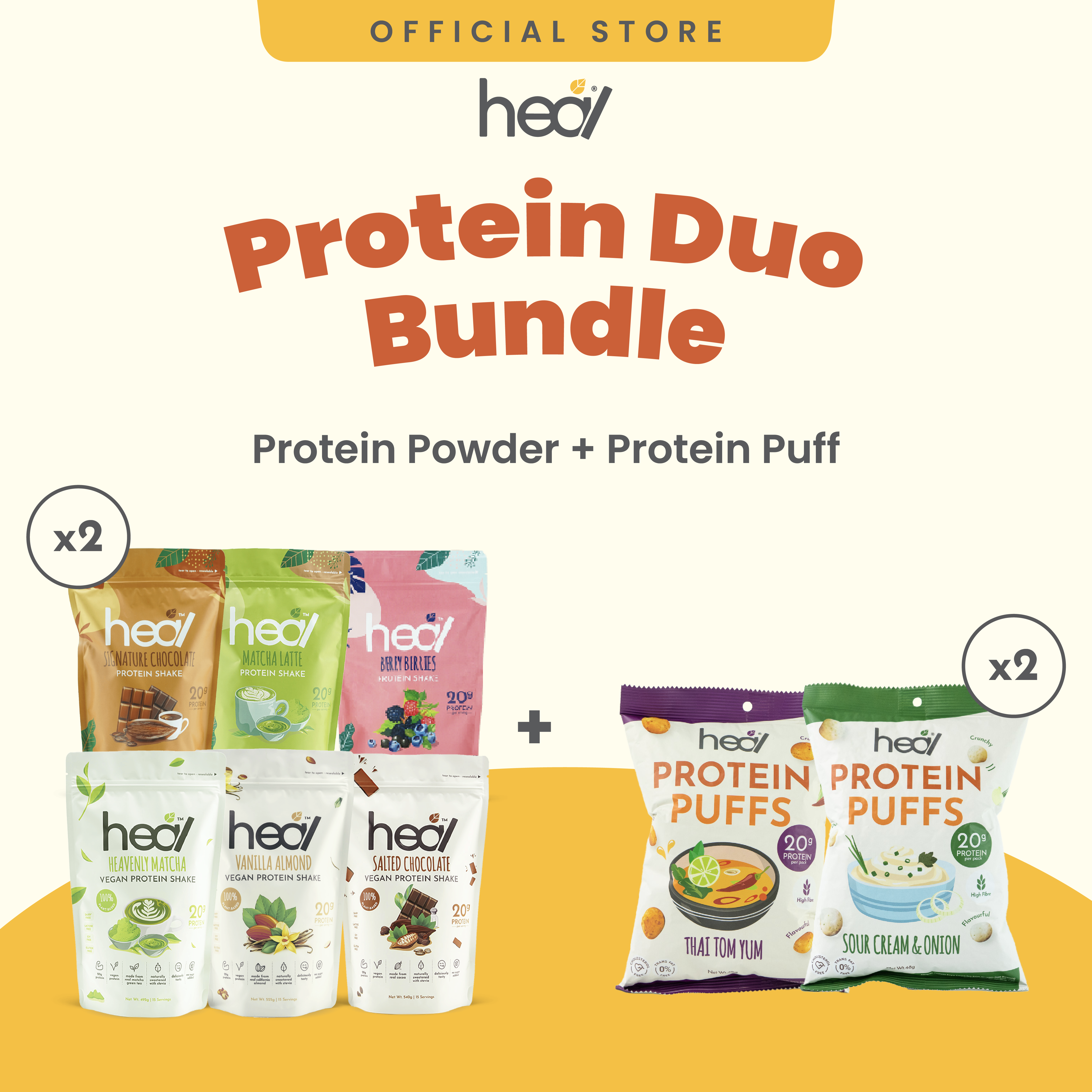 Protein Duo Bundle (Worth $94)