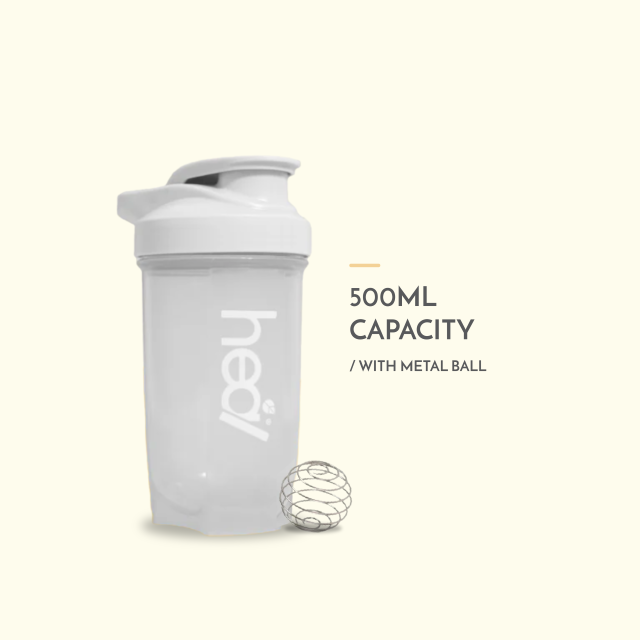 Heal Grey Shaker Bottle (700ml/500ml)