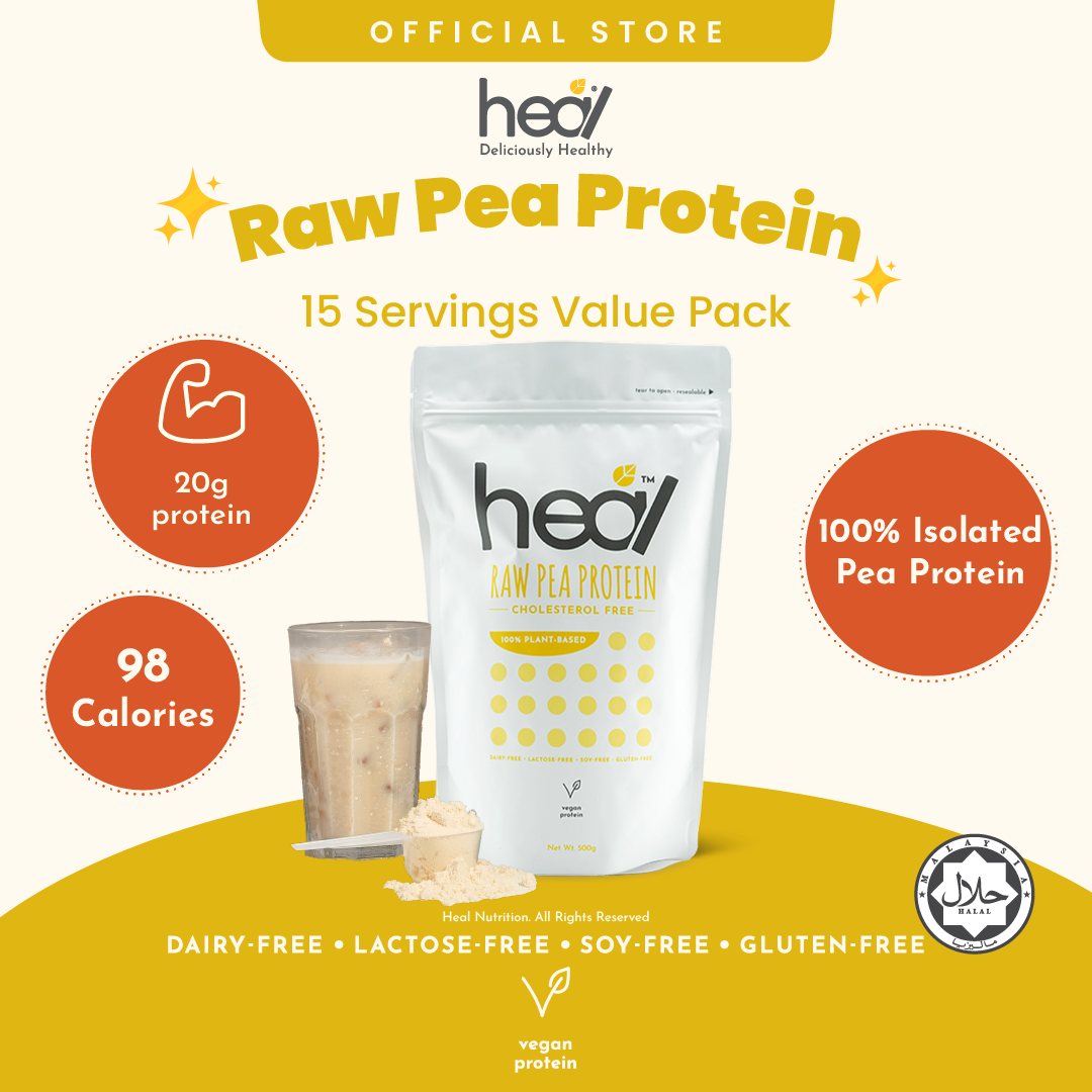 [Subscription Plan] Heal Raw Pea Protein, 500g