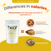 Heal Unflavored Raw Pea Protein Powder, 500g - Halal