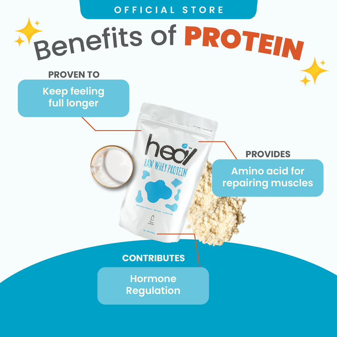 [Subscription Plan] Heal Raw Whey Protein, 500g