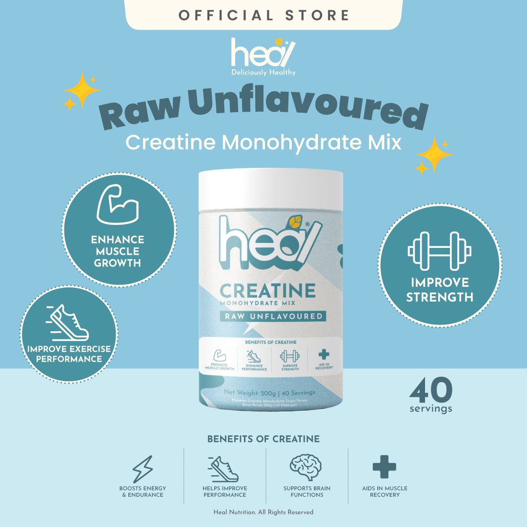 Heal Creatine for Muscle Growth and Recovery - Unflavored (200G)
