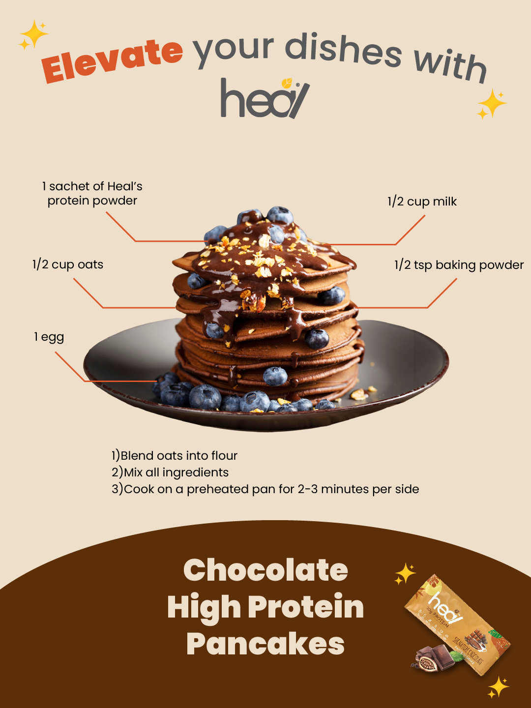 [Subscription Plan] Signature Chocolate Protein Shake, 16 Sachets (39g)