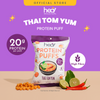 [50% OFF] Heal Protein Puffs Thai Tom Yum (48g) - High-Protein High-Fibre Crunchy Goodness: Guilt-Free Snacking for Muscle Growth and Gut Health Delight