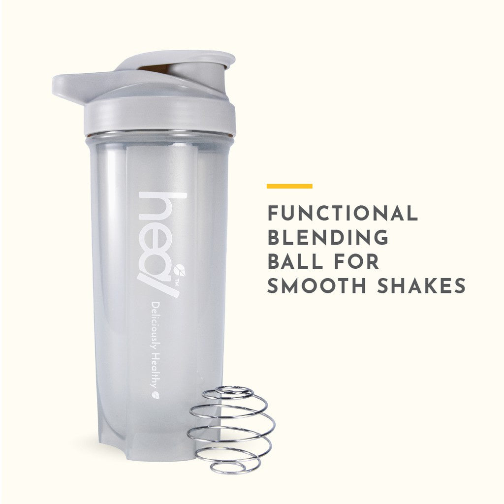 Heal Grey Shaker Bottle (700ml/500ml)