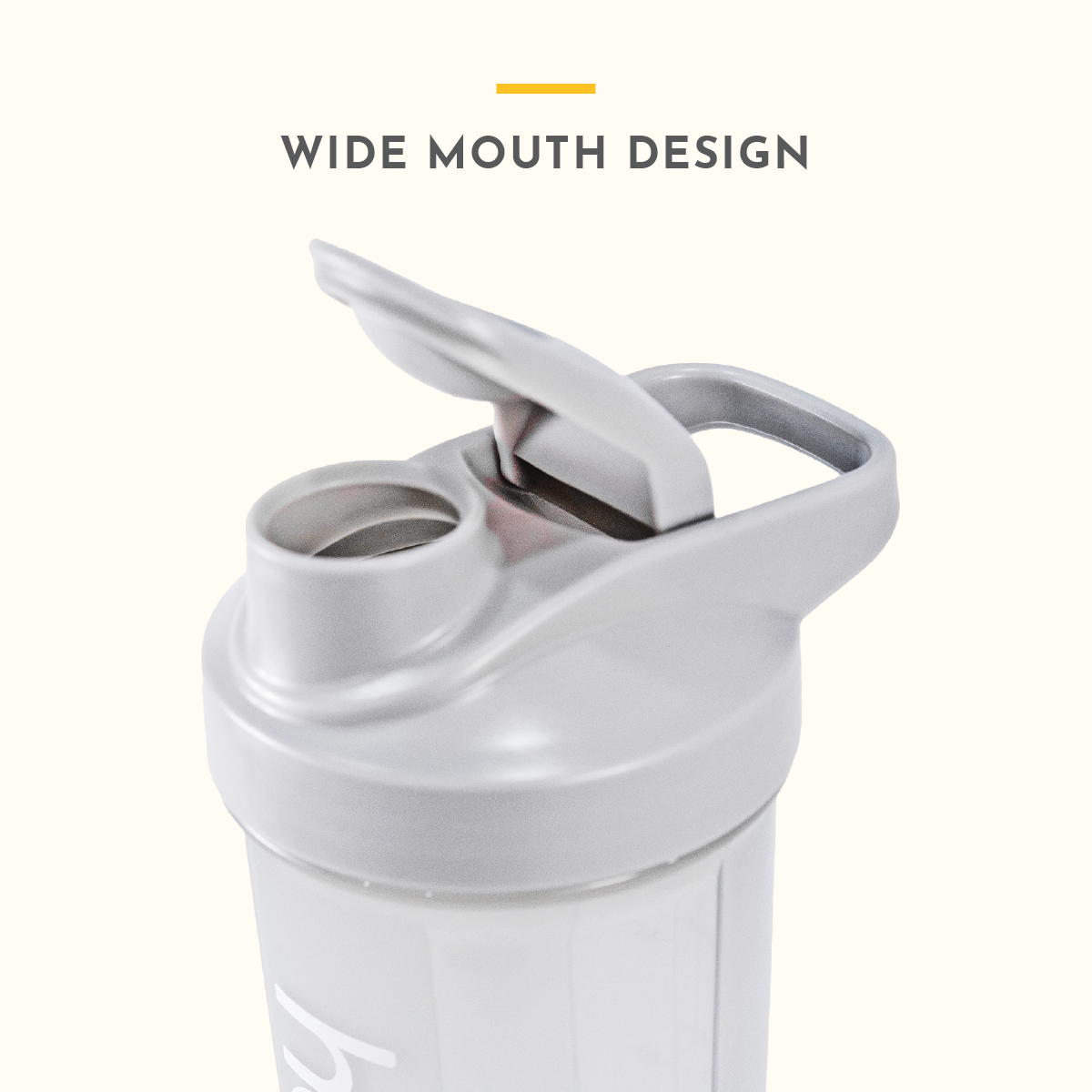 Heal Grey Shaker Bottle (700ml/500ml)